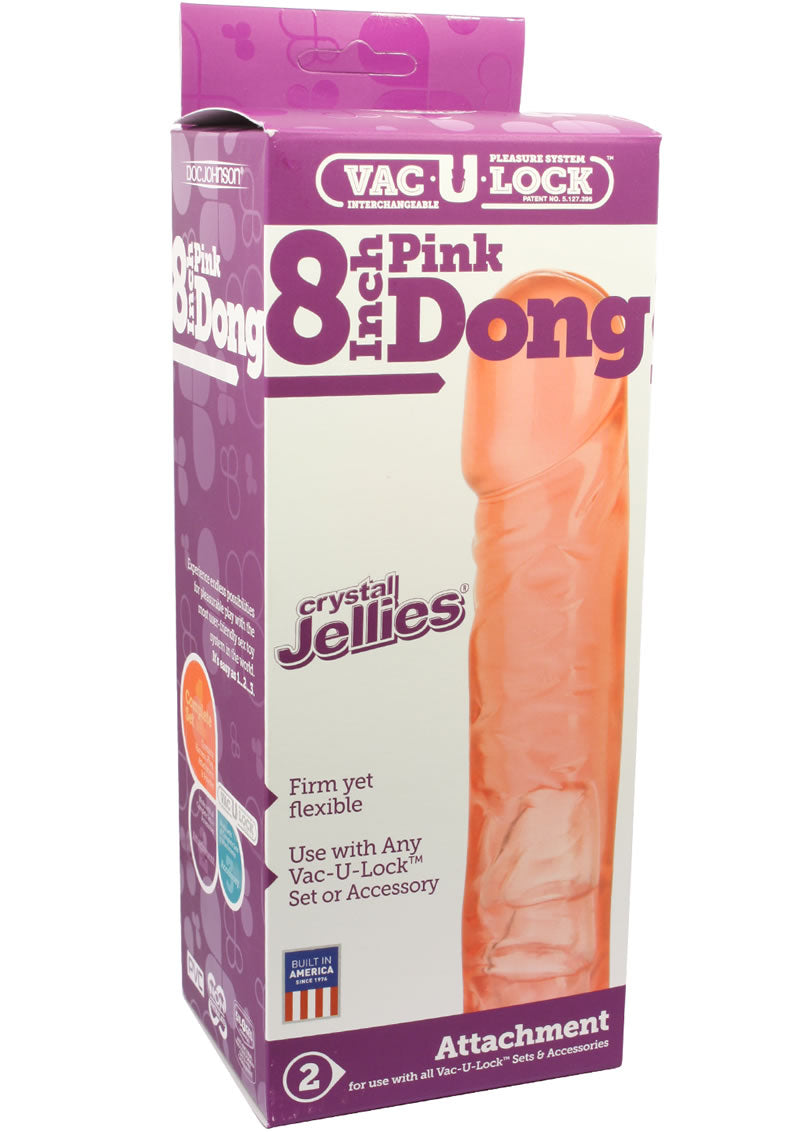 8 Crystal Jellie Pink Dong