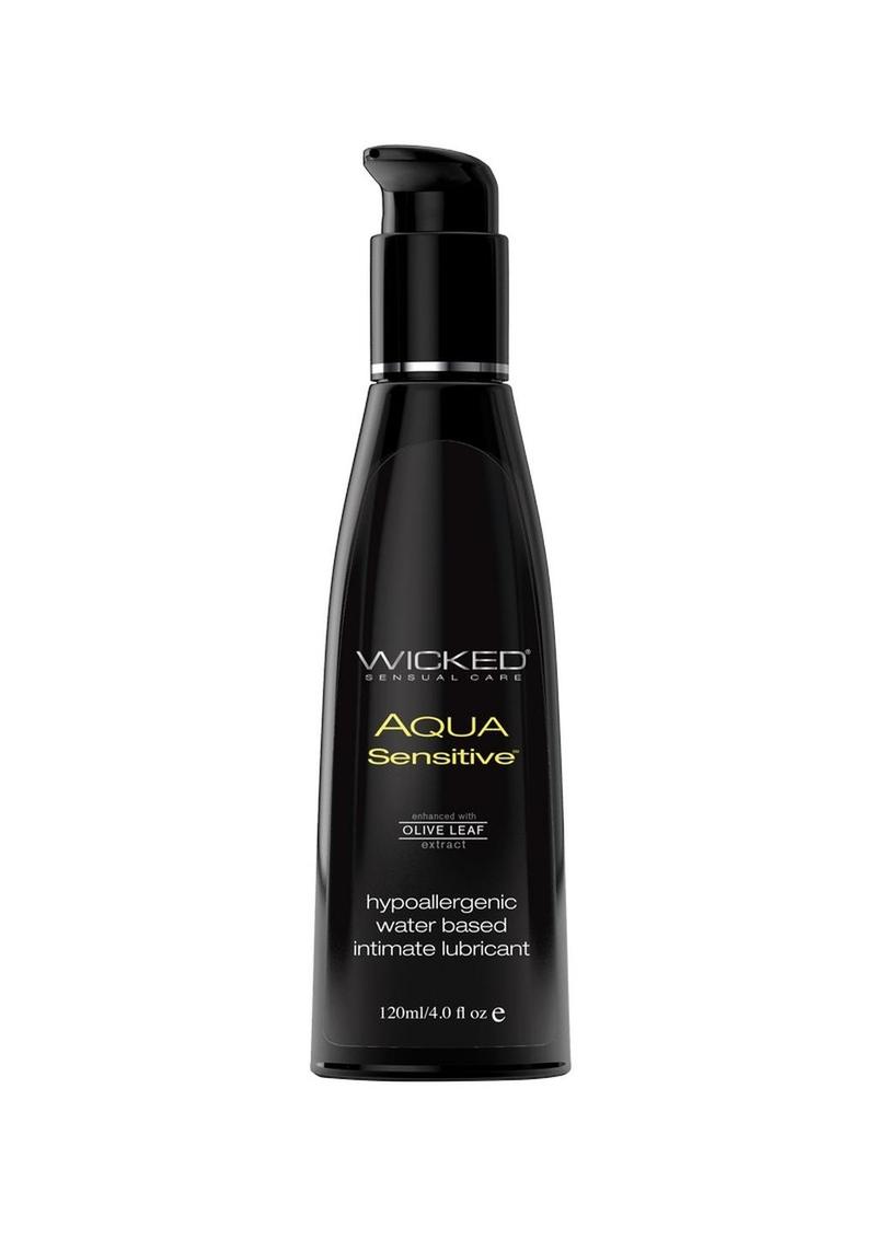 Wicked Aqua Water Based Sensitive Hypoallergenic Lubricant 4oz
