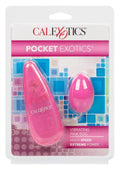 Pocket Exotics Vibrating Pink Passion Egg with Wired Remote Control - Pink