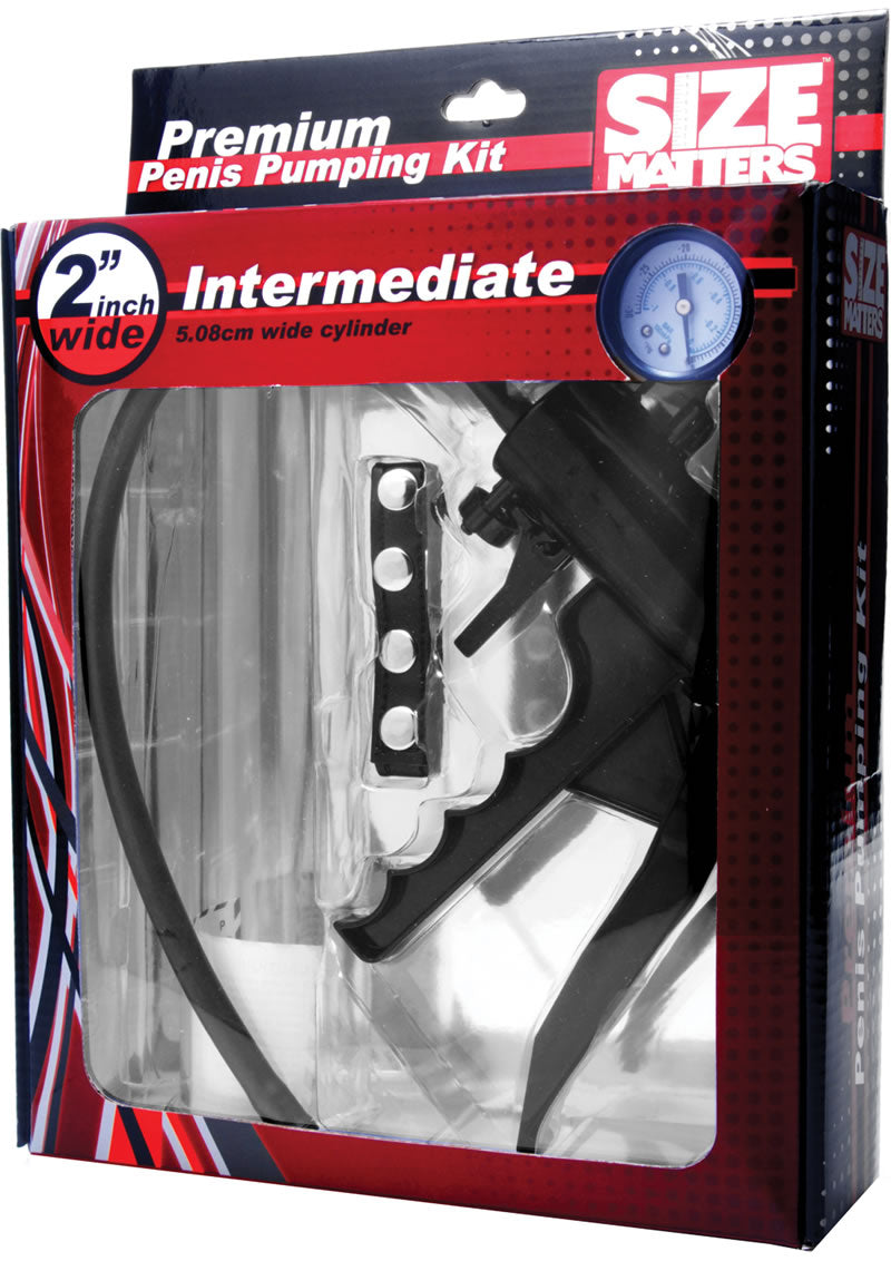Size Matters Premium Penis Pumping Kit - Intermediate Size