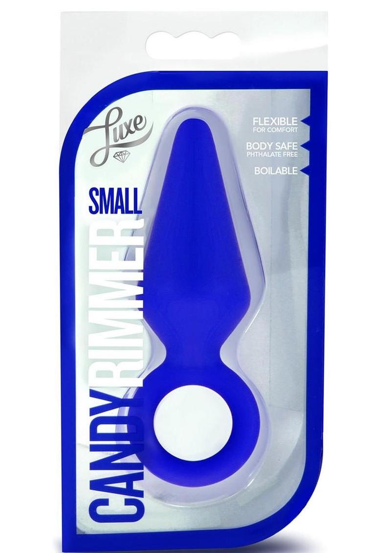 Luxe Candy Rimmer Silicone Butt Plug - Small - Indigo